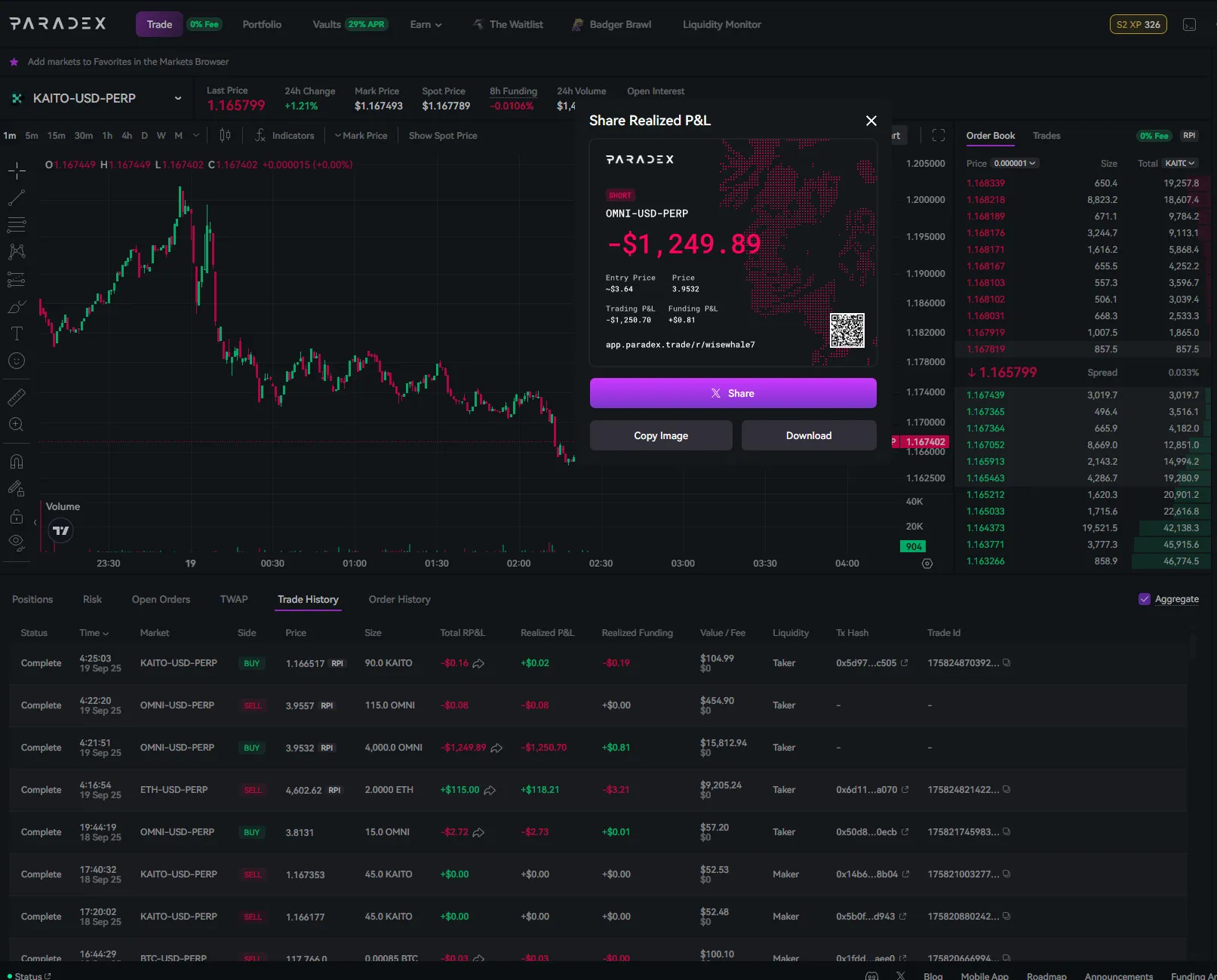 How i drained 5 fig from Paradex (And abused their API)