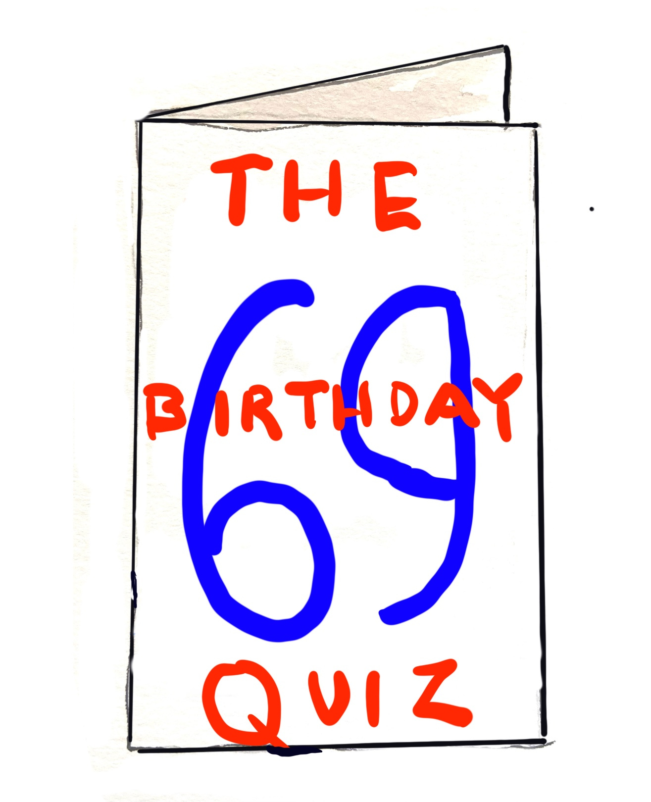 birthday card for a 69-year old