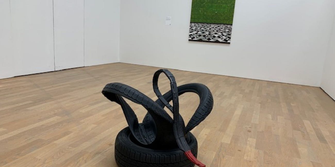 Swans, police vans, dirty socks - where modern art is at
