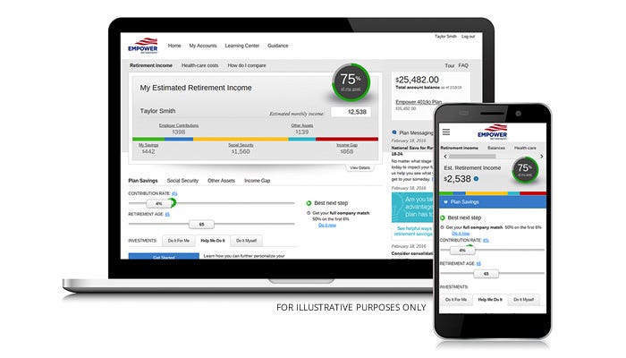 Empower Retirement | Dynamic digital experience