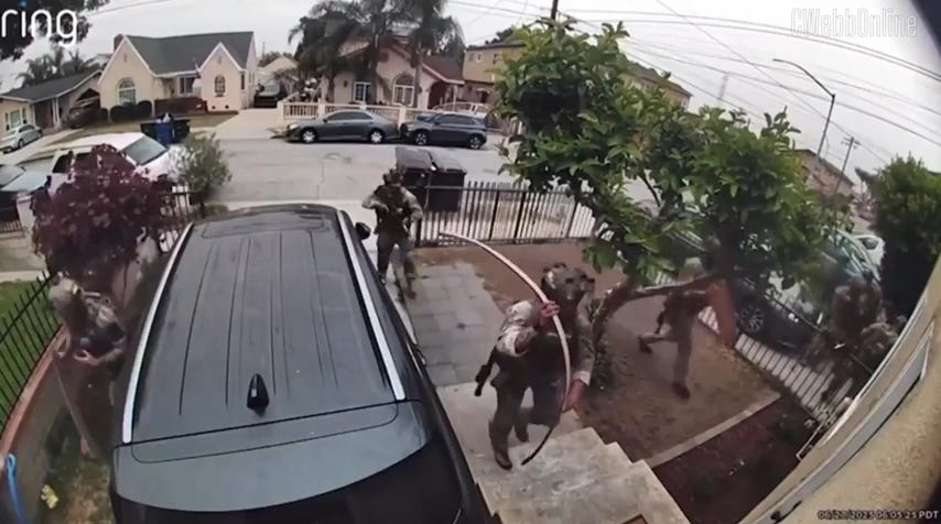 Feds Use Explosives in Dramatic Home Raid for Suspect