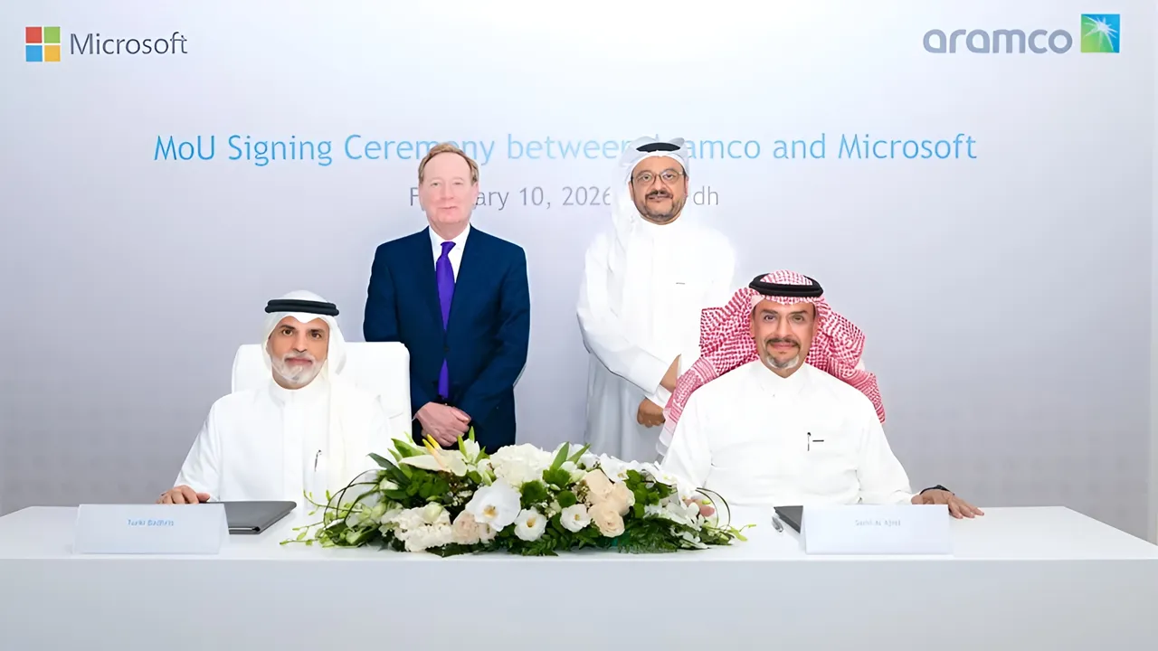 Saudi Aramco And Microsoft Announce Major Industrial AI Partnership