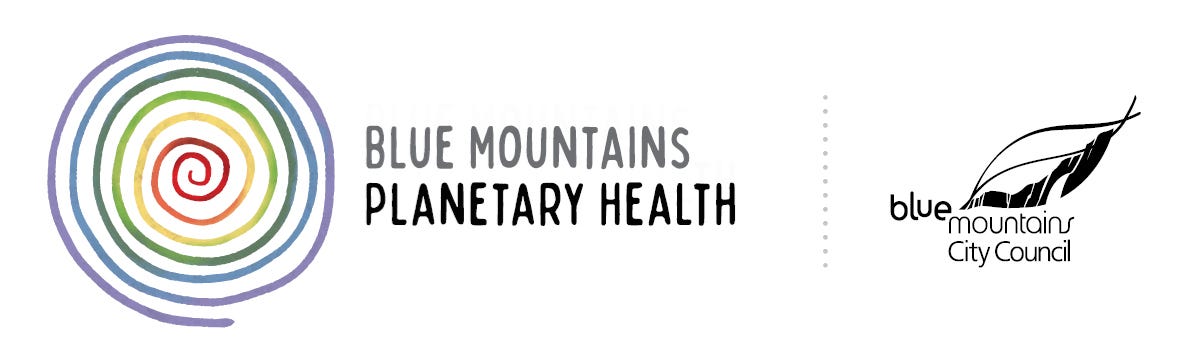 Blue Mountains Planetary Health + BMCC logo