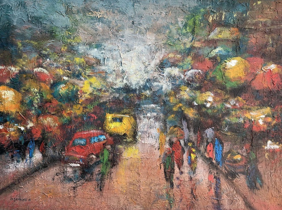 The City in Yellow and Black - Artdey Africa
