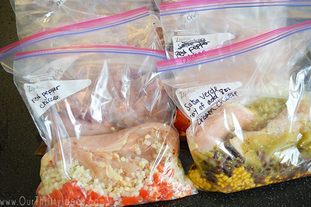 Freezer Dump Meals - Our Thrifty Ideas