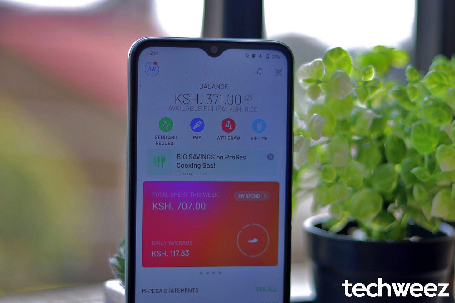 MPESA app ads
