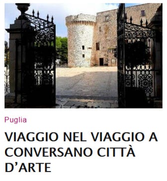CONVERSANO su Italia Città d'Arte