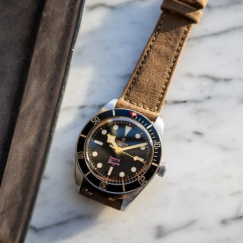 Unpolished watch straps for vintage watches