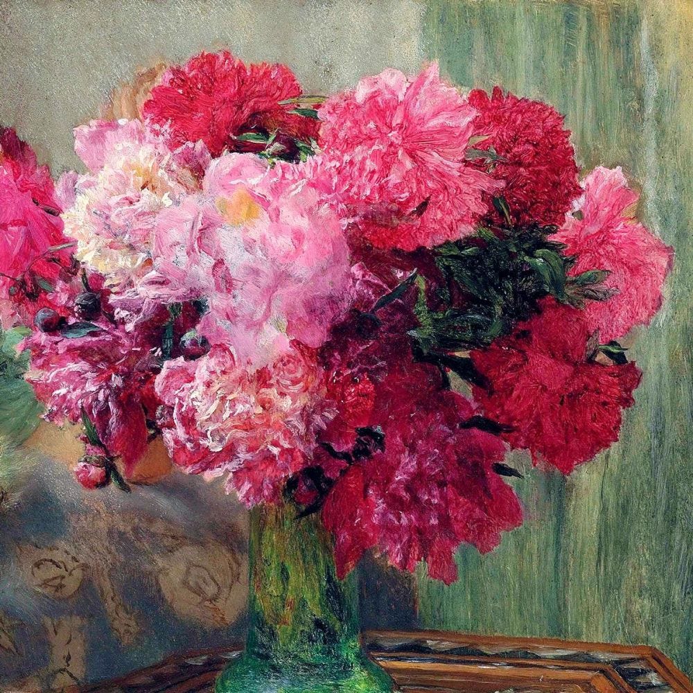Lawrence Alma-Tadema: Japanese Peonies