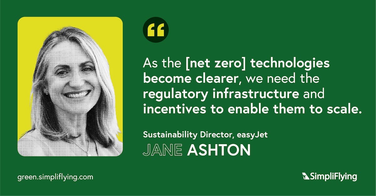 Jane Ashton, Director of Sustainability at easyJet in conversation with Shashank Nigam