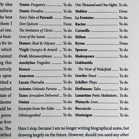 My Reading List for the Next 10 Years