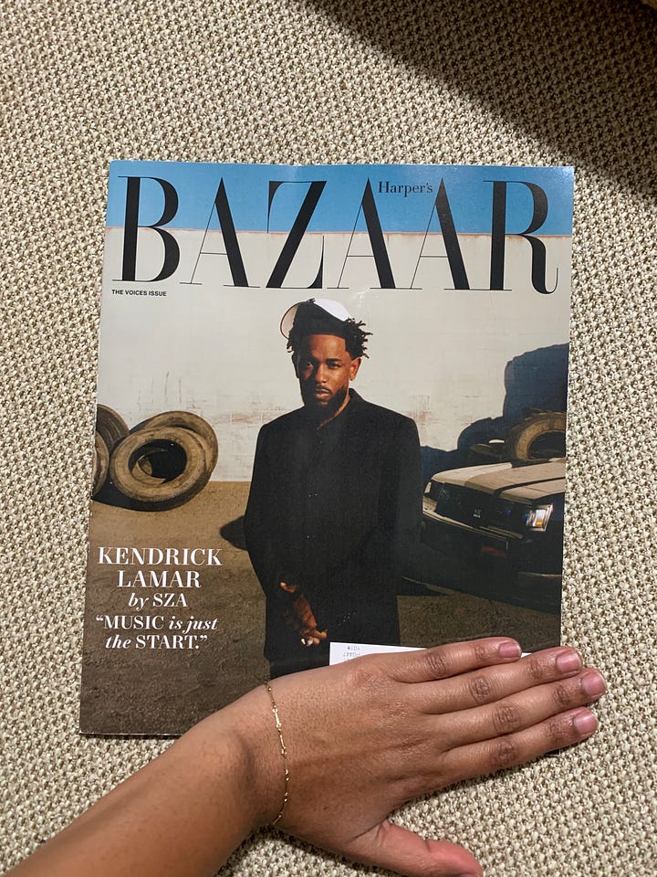 Harper's Bazaar x Kendrick Lamar