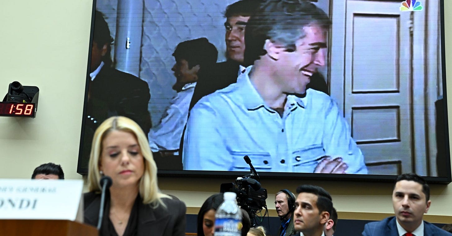 Far right renews demand for Epstein answers after Bondi hearing