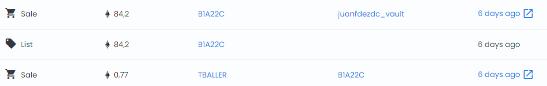 Achat puis revente du BAYC #9991