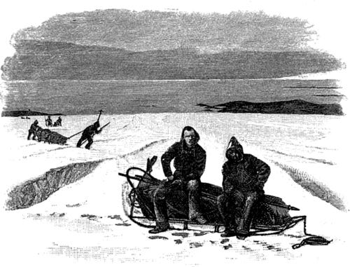 Opstigning paa indlandsisen 17de august (Af forfatteren).