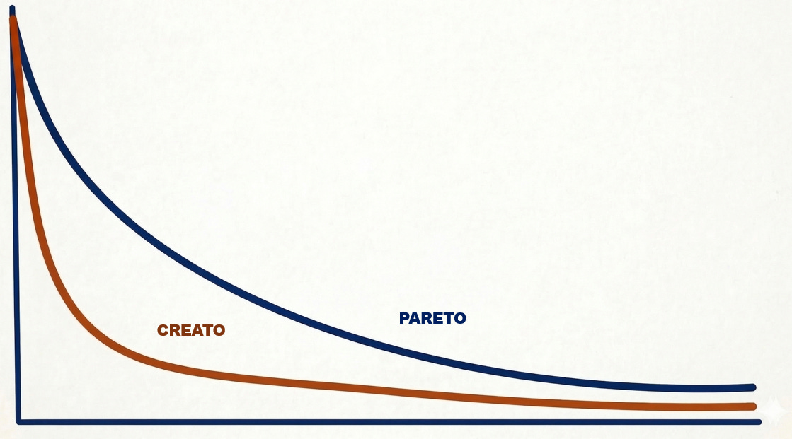 Pareto to Creato Pareto to Creato