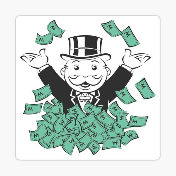 MONOPOLY MAN MONEY" Magnet for Sale by DleVerified | Redbubble