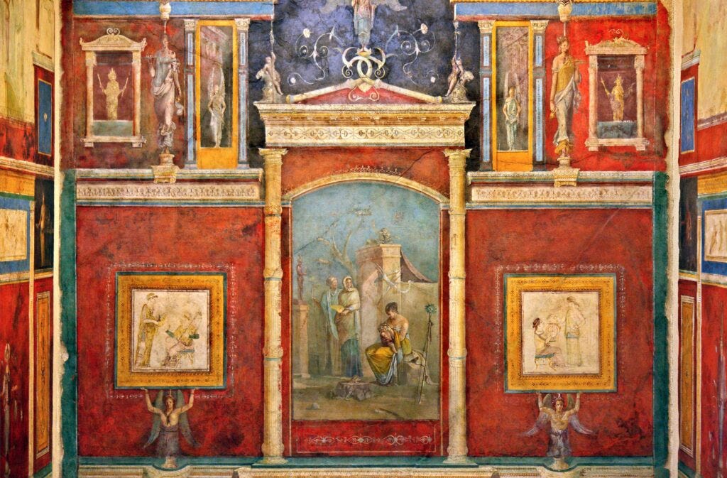 Villa of the Farnesina, Rome. 1st century BC. Villa of the Farnesina, Rome. 1st century BC.