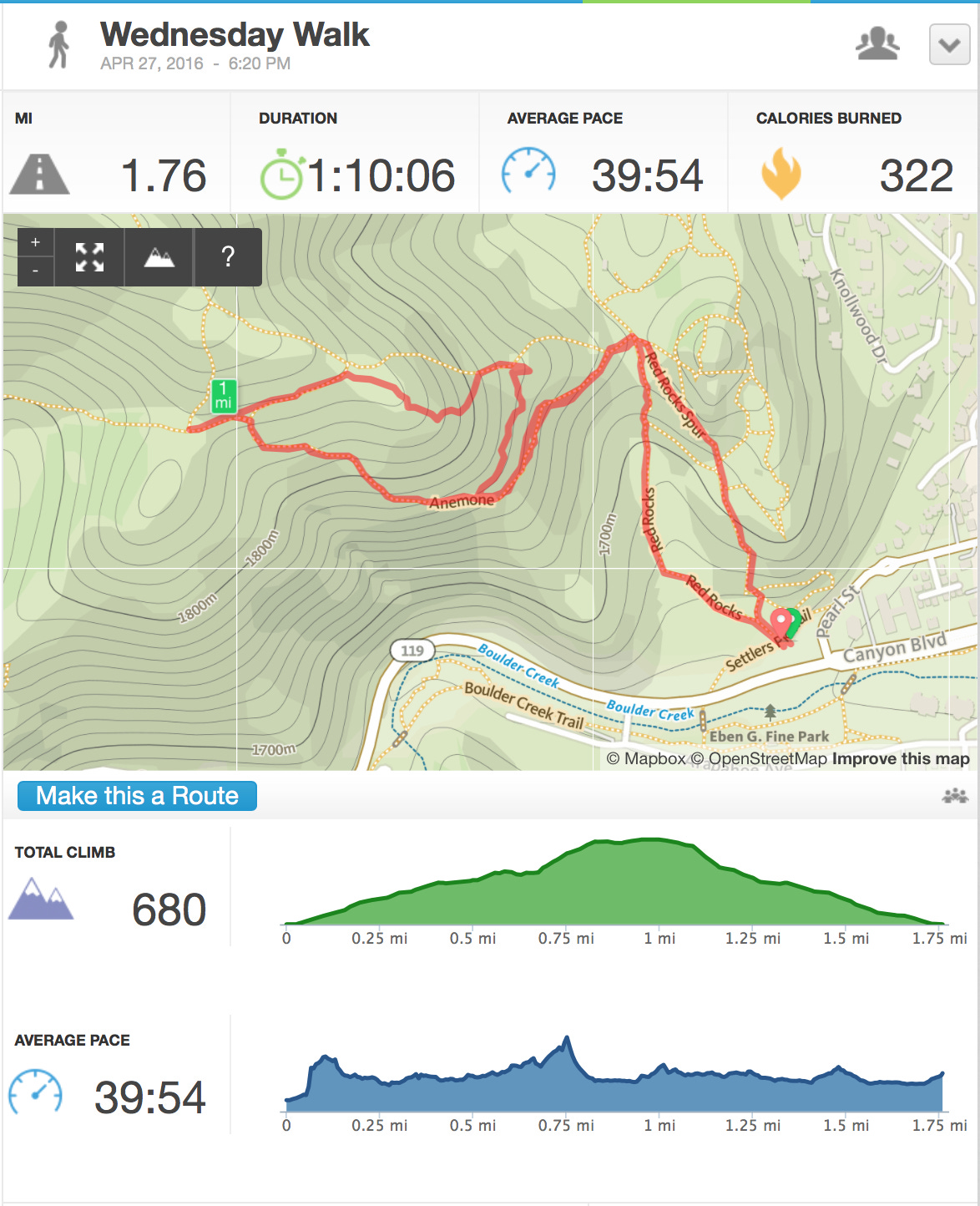 Distance: 1.76 mi Total Climb: 680 ft Rating: Tedious Beta: Anemone Trail @ Hiking Project Distance: 1.76 mi Total Climb: 680 ft Rating: Tedious Beta: Anemone Trail @ Hiking Project