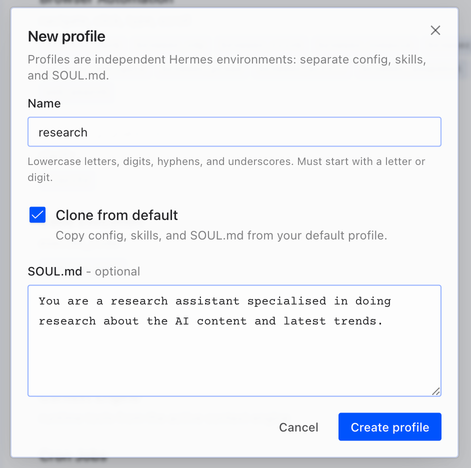 Multiple Profiles Multiple Profiles