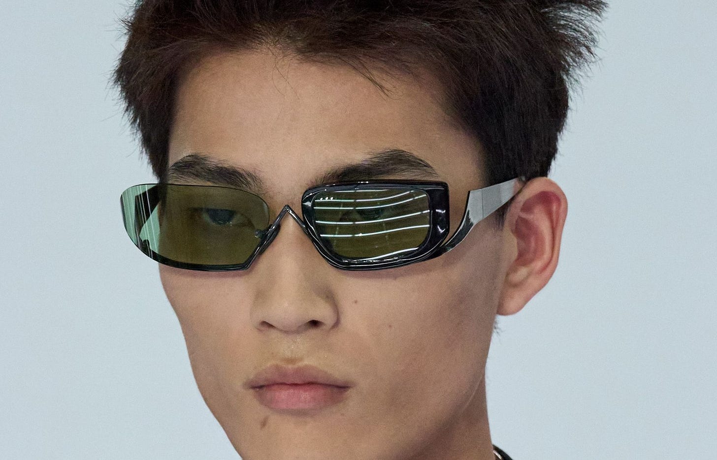 Image may contain Shawn Dou Clothing Coat Jacket Blazer Accessories Formal Wear Tie Sunglasses Face and Head Image may contain Shawn Dou Clothing Coat Jacket Blazer Accessories Formal Wear Tie Sunglasses Face and Head