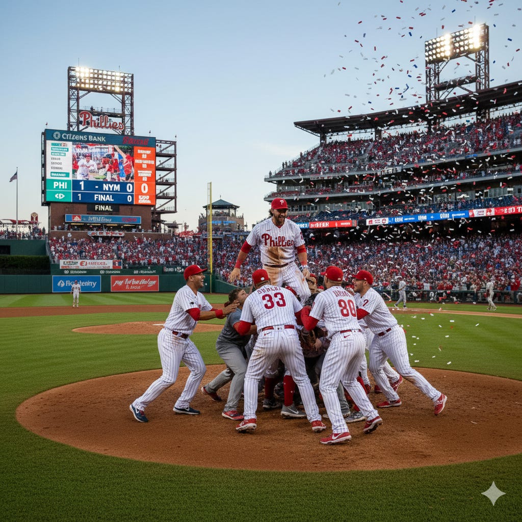 Phillies Win Against Mets Today