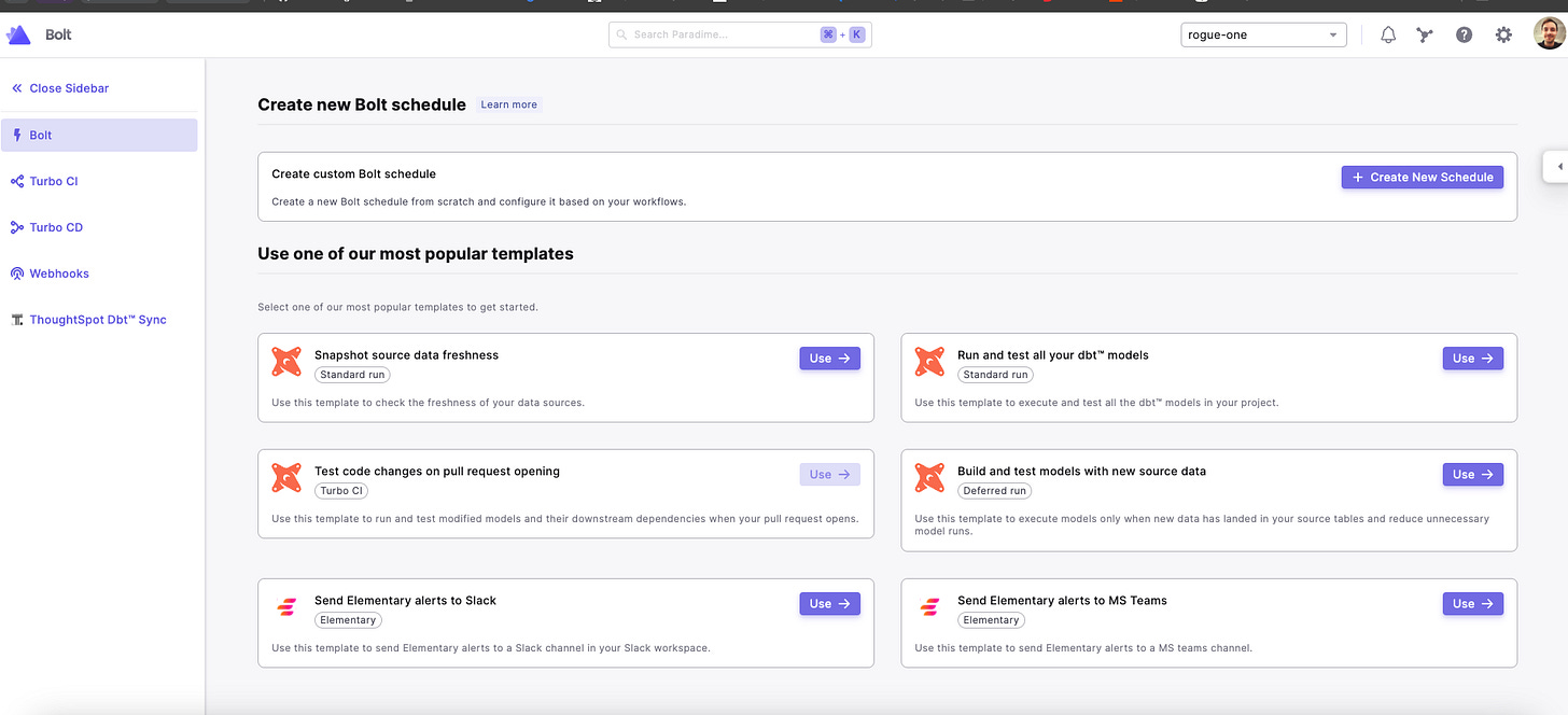 Time to accelerate the setup of dbt ™ production jobs | dbt | paradime.io