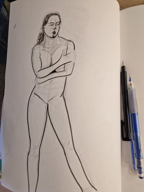 nude female life drawing cardiff cowbridge