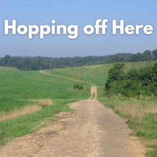 Hopping off Here
