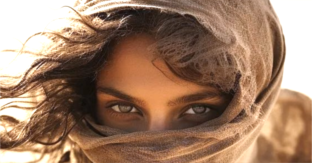 A young Panoptiki woman from isoCommune 42, one of several Sustainer fortresses occupying the Lake of Light, deep within the southern NeoDesert.