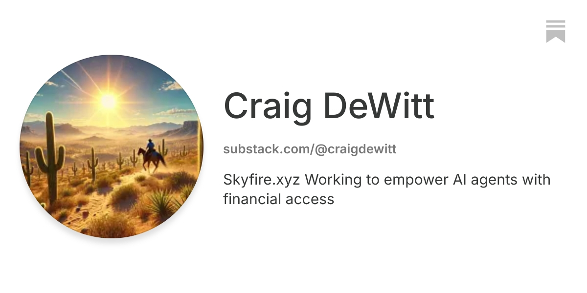 Craig DeWitt | Substack