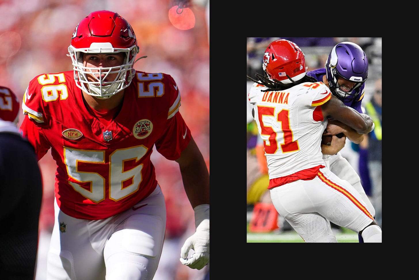 Relentless George Karlaftis, Mike Danna help keep Chiefs’ pass rush ...