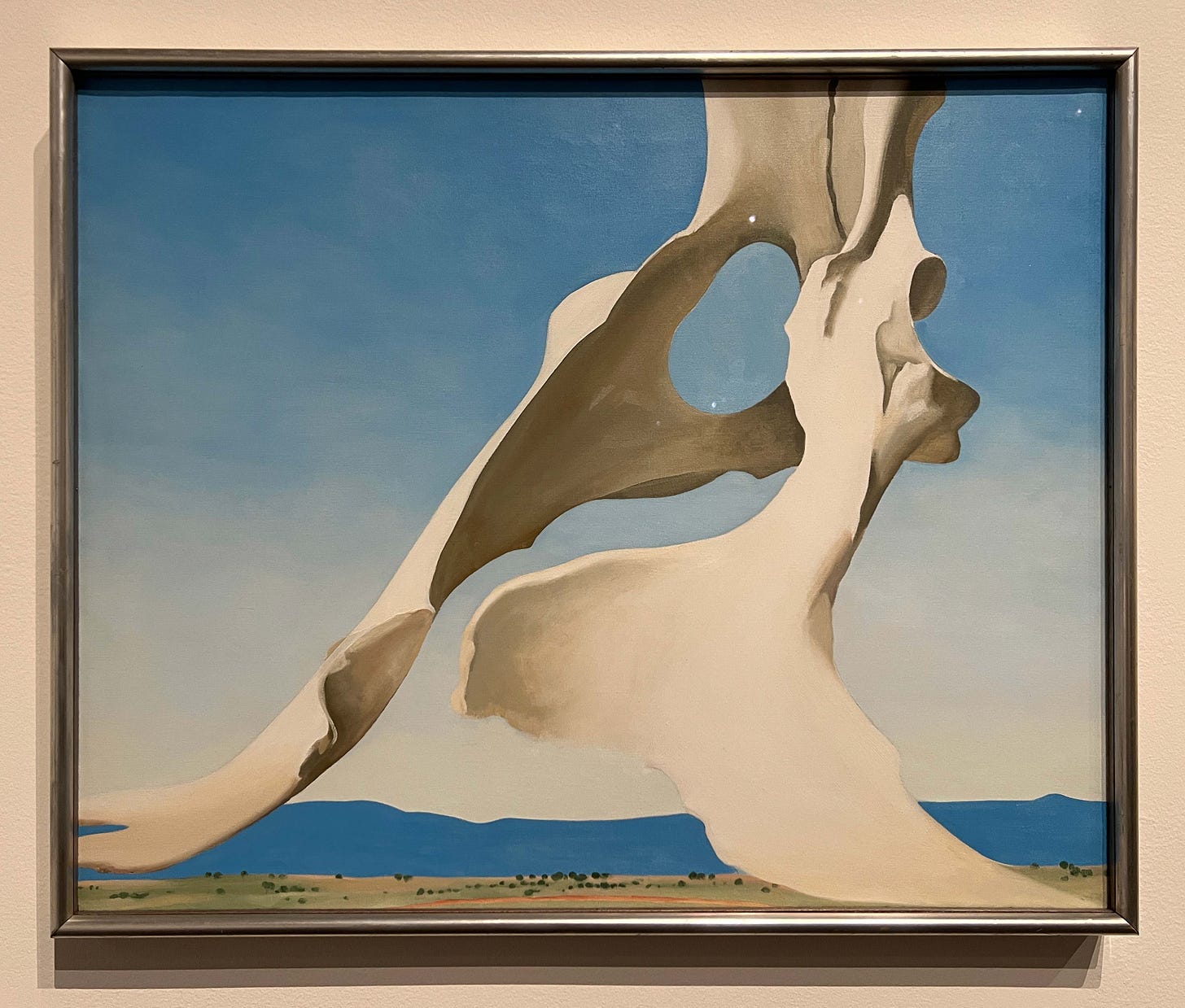 Georgia O’Keeffe’s Pelvis with the Distance, 1943