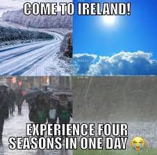 Sunny, drizzly, sunny, rain, breezy.. typical Irish day really! iRadio  weather with @Europcar_Ire #traveleuropcar