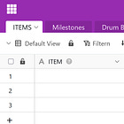 How to Work with the ITEM List