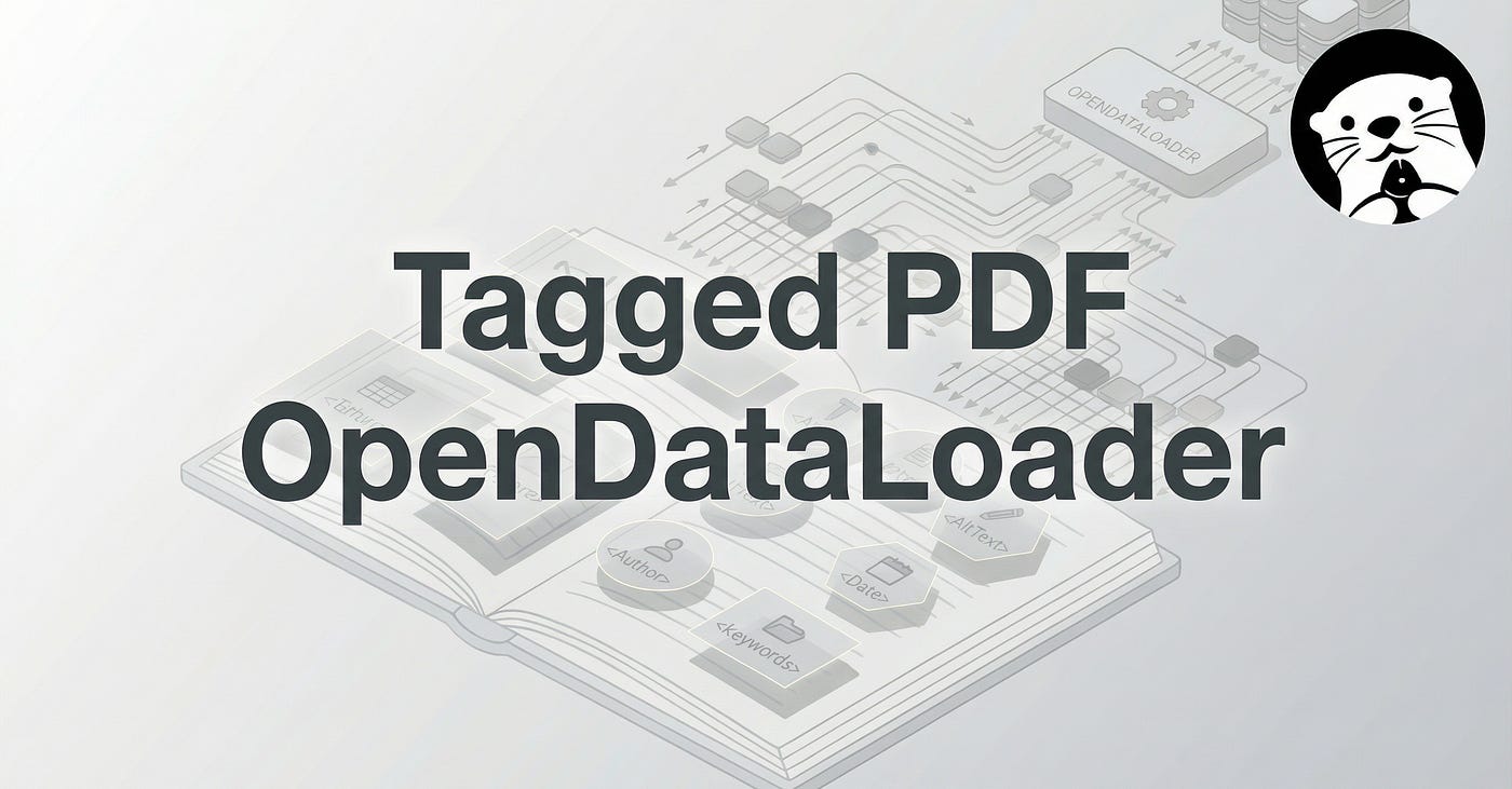 Why Tagged PDF Matters for AI. Support of Tagged PDF in the Advanced… | by OpenDataLoader | AWS in Plain English Why Tagged PDF Matters for AI. Support of Tagged PDF in the Advanced… | by OpenDataLoader | AWS in Plain English