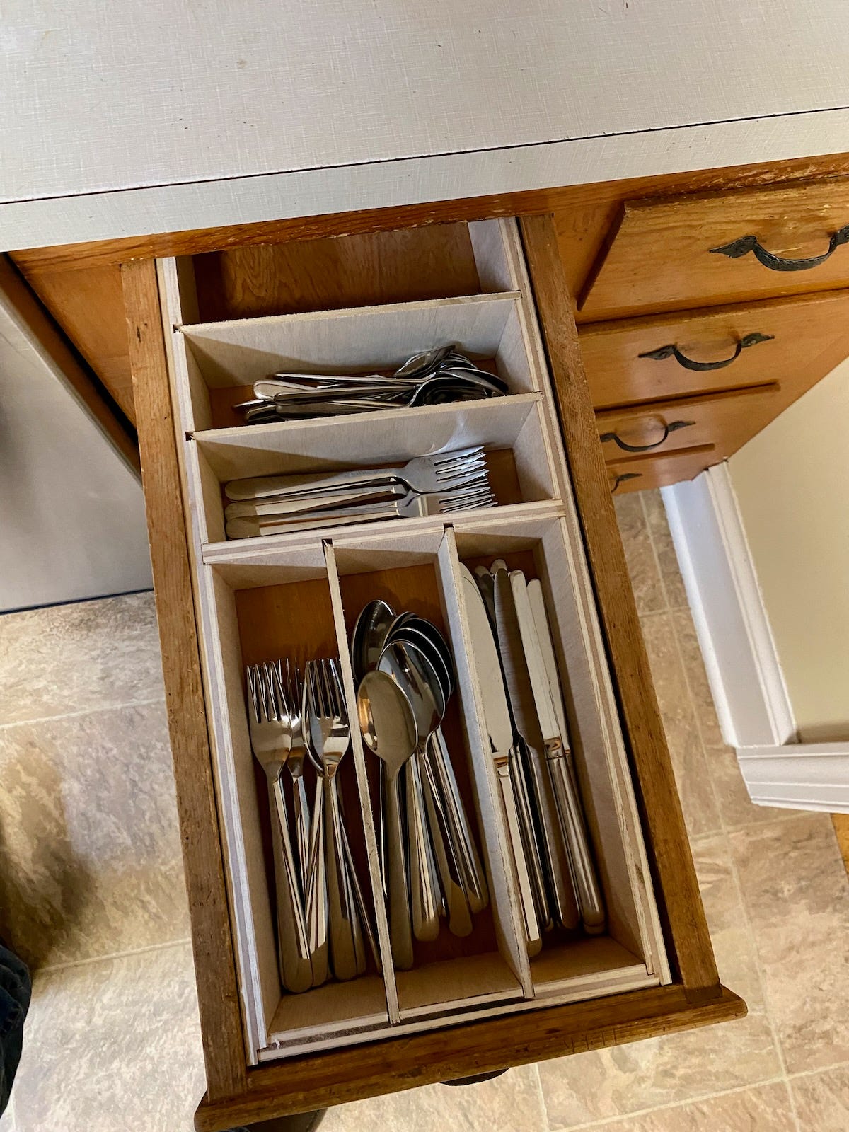 Utensils Nicely Ordered