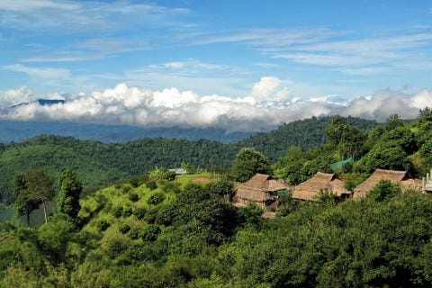 An Akha village outside Mae Salong Photo: Mark Ord