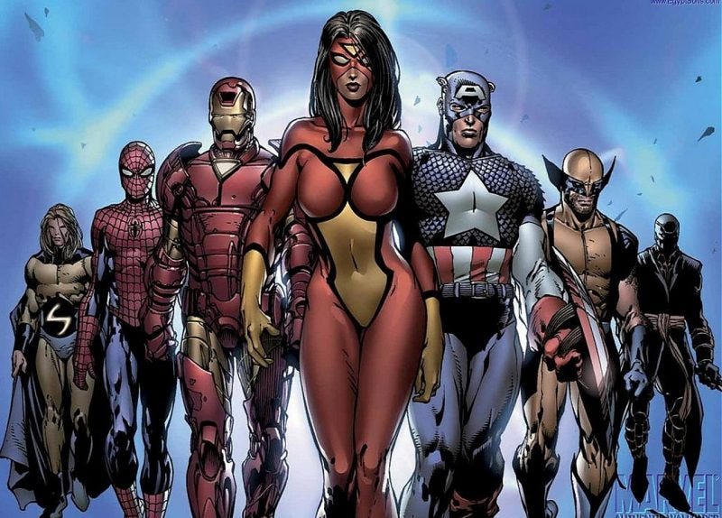 spider woman in avengers world spider woman in avengers world