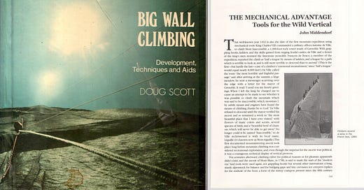 趣味・スポーツ・実用 BIG WALL CLIMBING Doug Scott Goodbye Doug Scott