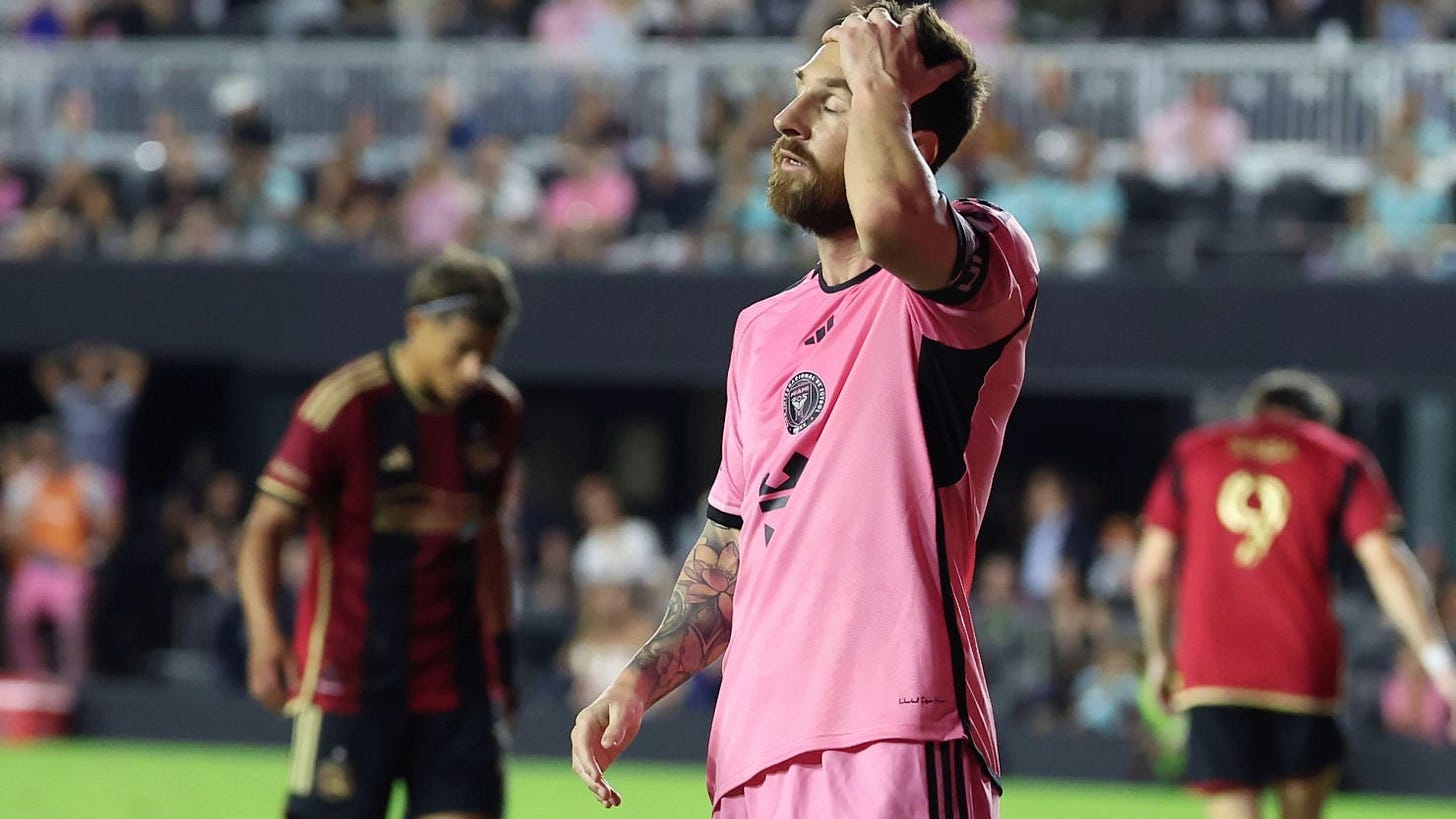 Lionel Messi and Inter Miami crash out of MLS playoffs in stunning loss to  Atlanta United | CNN