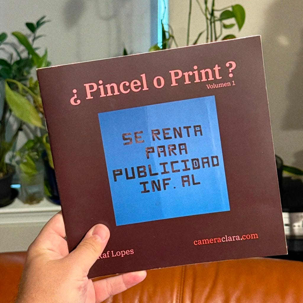 zine ?pincel o print? de Rafael LOpes da Camera Clara zine ?pincel o print? de Rafael LOpes da Camera Clara