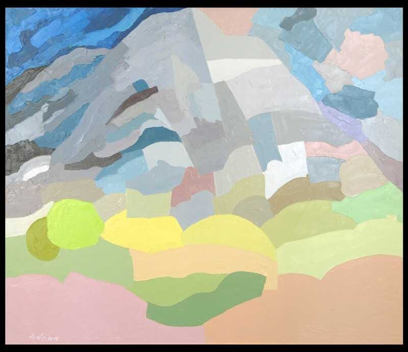 Etel Adnan | Mount Tamalpais (1985) | Artsy