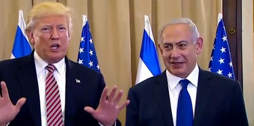 Trump s'est caché dans un camion de restauration parce que Netanyahu lui faisait peur
