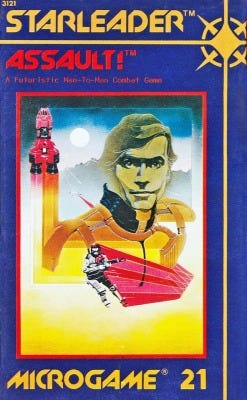Starleader: Assault! A futuristic man-to-man combat game (Microgame 21,  David Deitrick cover art, Metagaming, 1982) – @oldschoolfrp on Tumblr
