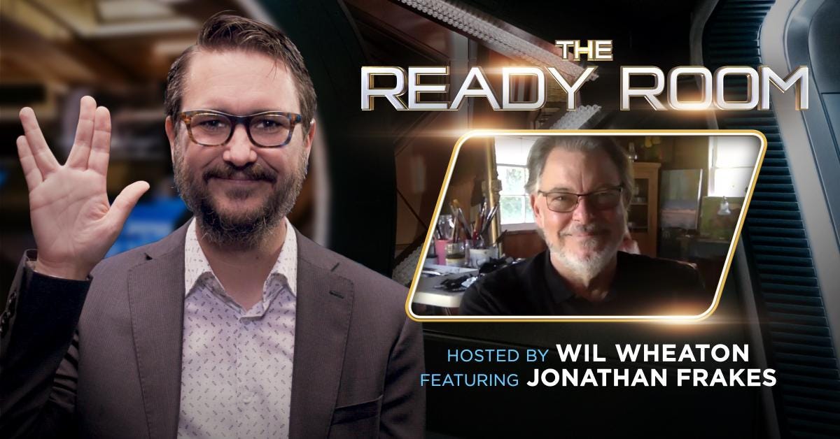 Image result for jonathan frakes ready room discovery