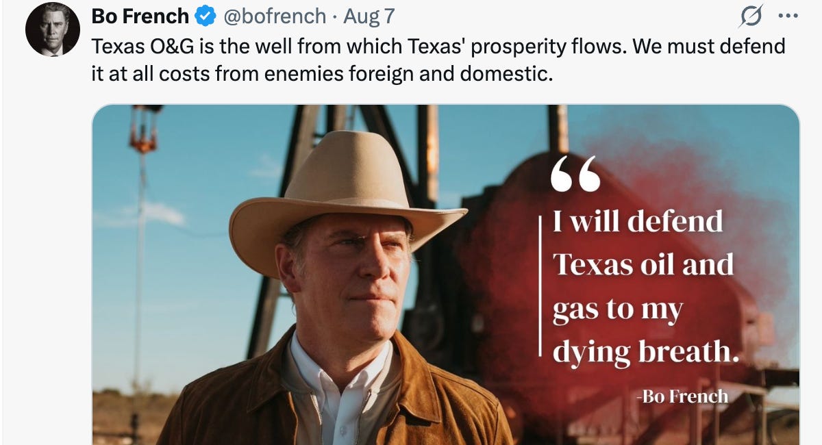 He Wants to “Round Up Every Muslim” — and Oversee the Oil Industry In Texas