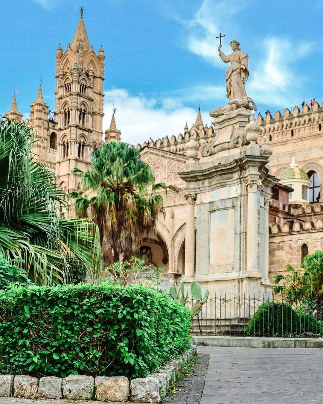 May be an image of castle and the Guadalajara Cathedral