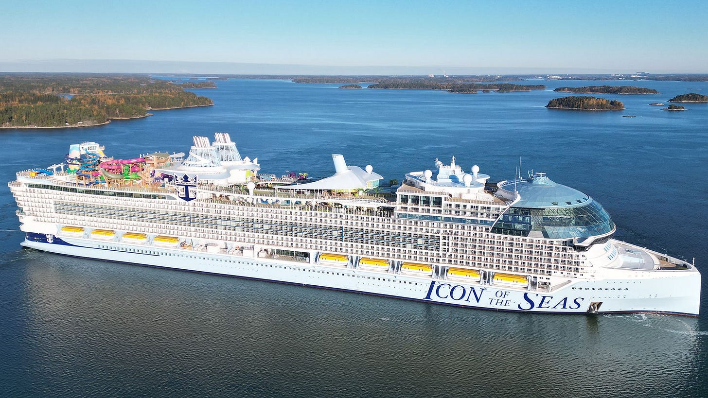 Icon of the Seas: World's biggest cruise ship delivered to Royal Caribbean  | CNN