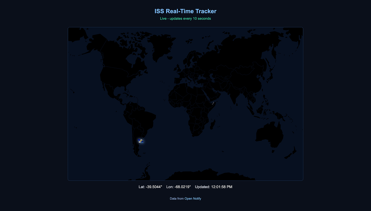 Real-Time ISS Tracker with Quarkus, SSE, and Qute